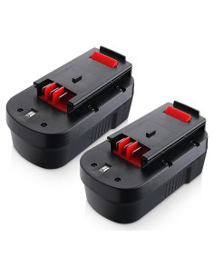 2 Baterías Litio 18V 4.8Ah Black and Decker HPB18-OPE