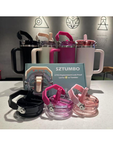 Tapa de Pajita Plegable Reemplazo para Vaso Stanley 30 oz