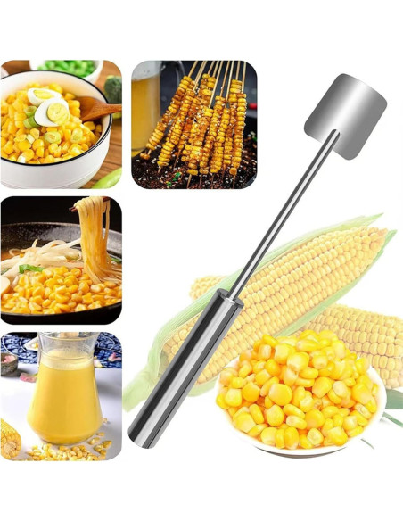 Pelador de Maíz Eptchn Acero Inoxidable 2 Piezas 181g