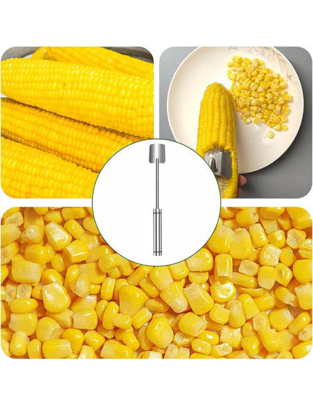 Pelador de Maíz Eptchn Acero Inoxidable 2 Piezas 181g