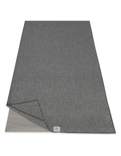 Toalla de Yoga Gaiam Antideslizante Microfibra 178x66 cm Gris