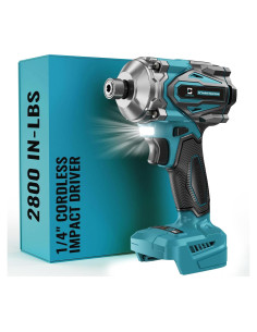 Destornillador de impacto inalámbrico Cerycose 18V 2800 Nm 5 velocidades