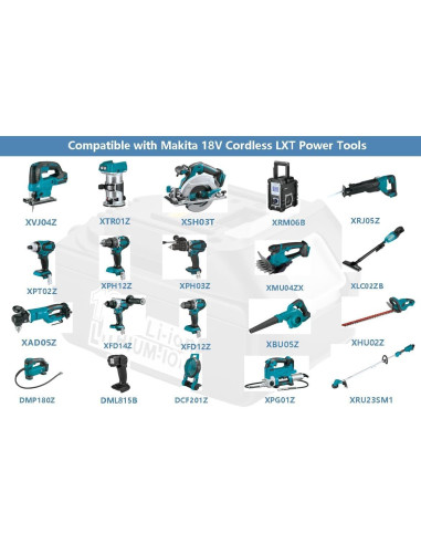 Batería de Reemplazo Makita BL1850B 18V 5.0Ah - Paquete 2