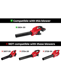 Boquilla de Secado STUBBY para Soplador Milwaukee M18 FUEL 2