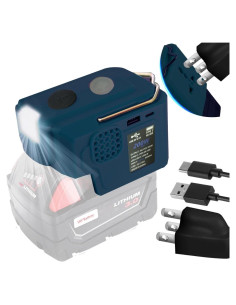 Inversor de Potencia 200W Eleellaya Mak-i200 para Baterías 18V