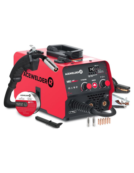Máquina de Soldadura MIG 140A ACEWELDER 3 en 1 Portátil