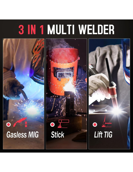 Máquina de Soldadura MIG 140A ACEWELDER 3 en 1 Portátil
