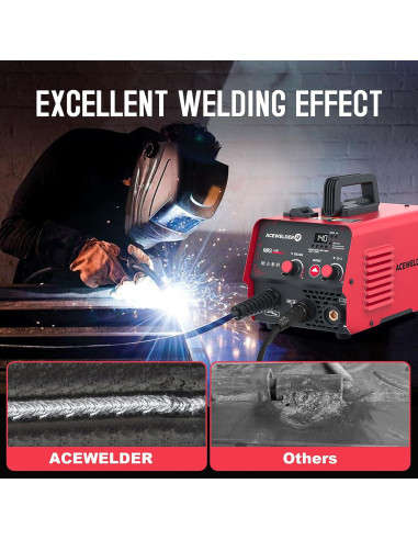Máquina de Soldadura MIG 140A ACEWELDER 3 en 1 Portátil