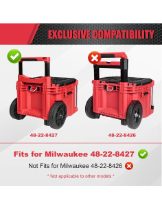 Placa de Montaje Packout BPOPO para Caja Herramientas Milwaukee 48-22-8427 2