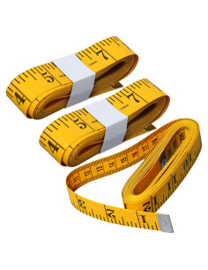 Cinta Métrica Suave Doble Escala Monochef 3 Piezas 300cm