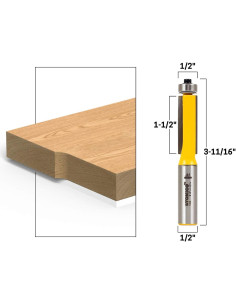 Broca de Router Afilada Yonico 14944 3.81 cm x 1.27 cm 2
