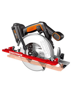 Sierra Circular Inalámbrica Worx WX530L 20V 6.5" ExacTrack