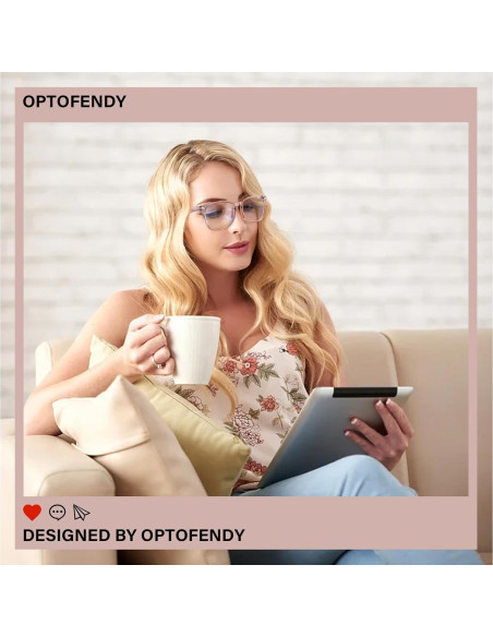 Gafas Anti Luz Azul OPTOFENDY para Hombres y Mujeres - Modelo 7708
