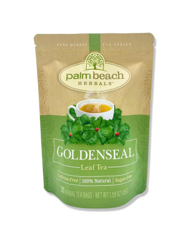 Té de Hoja de Goldenseal Palm Beach - 30 Bolsas, 45g