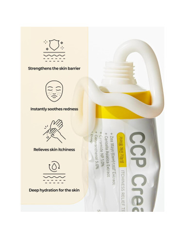 CCP Crema Coreana Hidratante 50 ml Alivio Picazón Piel Seca