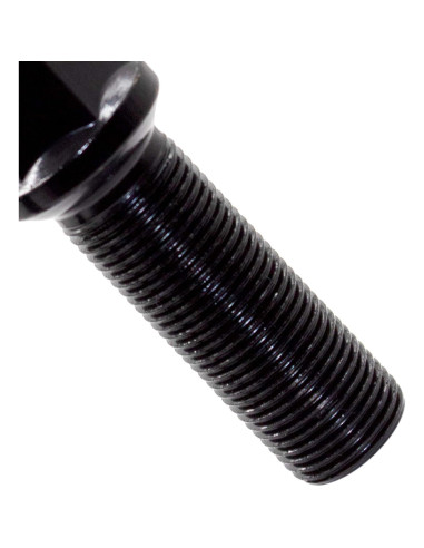 Tuercas de Rueda M12 x 1.5 20 Pcs Acorn Negro 17mm Hex