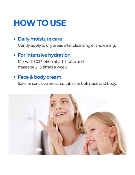 CCP Crema Coreana Hidratante 50 ml Alivio Picazón Piel Seca