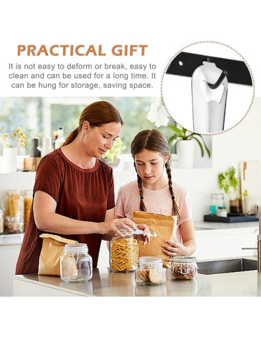 2 Abrebotellas de Tarro de Conserva Kazheon Acero Inoxidable