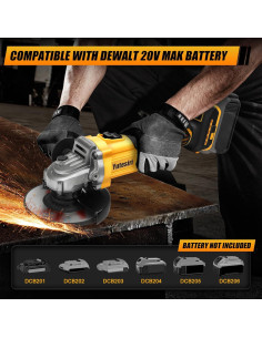 Amoladora Angular Inalámbrica Yutesiri 20V 11000RPM 3 Cuchillas 2