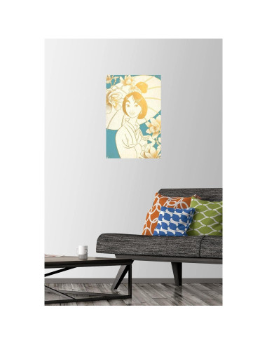 Póster de pared Disney Mulan Trends 56.8x37.4 cm con chinchetas