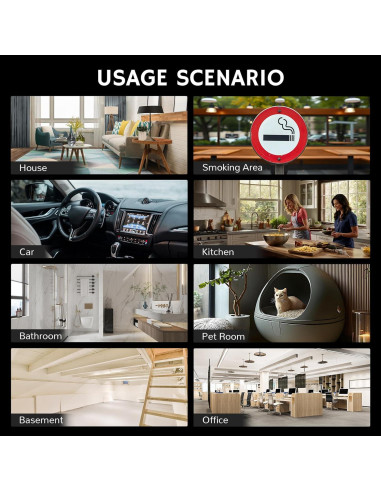 Generador de Ozono Airthereal DA25, 60,000mg/h, Portátil, Azul