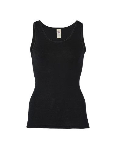 Camiseta Térmica Sin Mangas Engel de Lana Merino y Seda - Mujer