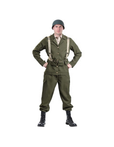 Disfraz de Soldado WW2 Deluxe Fun Costumes Hombre X-Pequeño