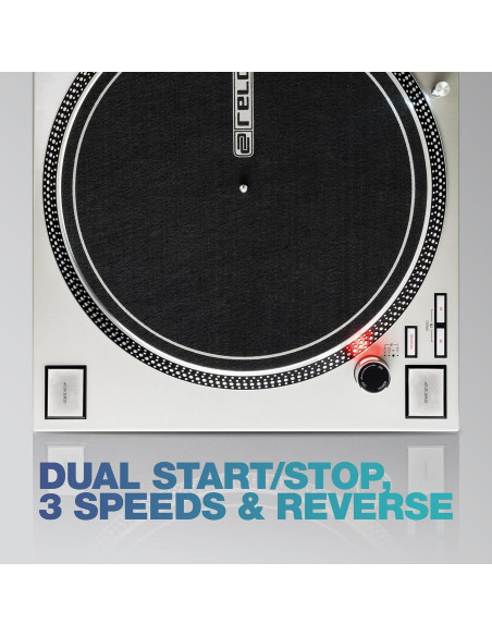 Tornamesa Profesional Reloop RP-7000 MK2 Plata 11.1kg