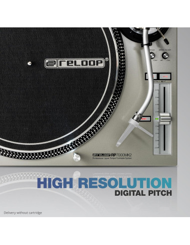 Tornamesa Profesional Reloop RP-7000 MK2 Plata 11.1kg