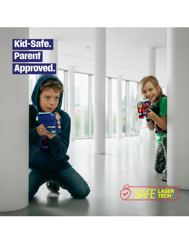 Conjunto Halo Sport Laser Tag 2 Blasters y Chalecos 0.79kg