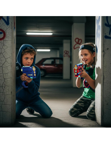 Conjunto Halo Sport Laser Tag 2 Blasters y Chalecos 0.79kg