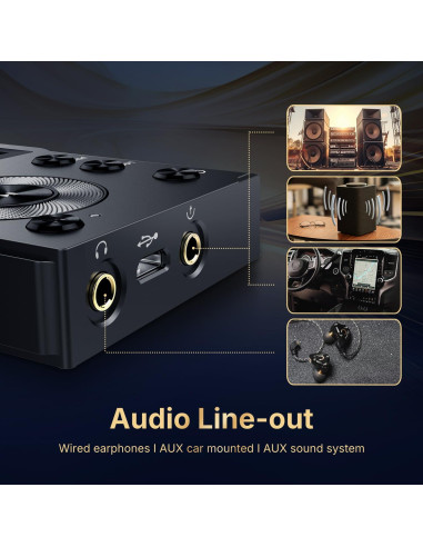 Reproductor MP3 HiFi SURFANS F20 Bluetooth 5.2 128GB