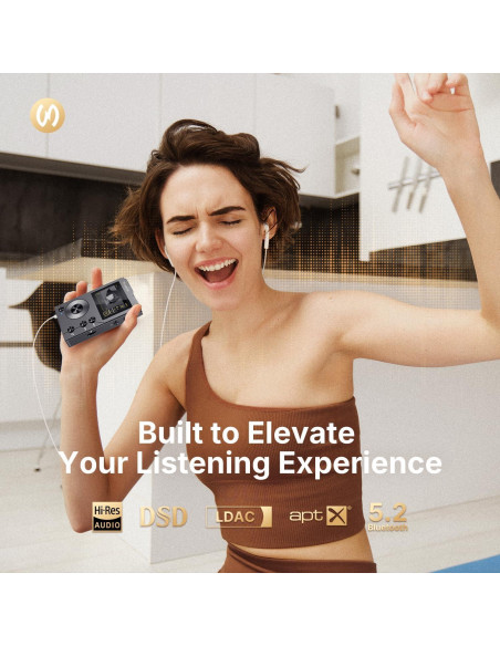 Reproductor MP3 HiFi SURFANS F20 Bluetooth 5.2 128GB