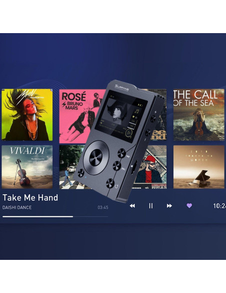 Reproductor MP3 HiFi SURFANS F20 Bluetooth 5.2 128GB