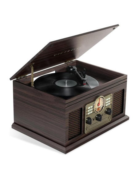 Tocadiscos Bluetooth Victrola VTA-205B-ESP 3 Velocidades 33/45/78 RPM
