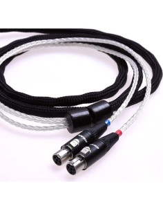 Cable Plateado 2.5M GAGACOCC para Auriculares Audeze y ZMF 2