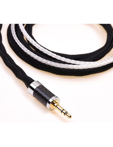 Cable Plateado 2.5M GAGACOCC para Auriculares Audeze y ZMF
