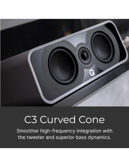 Altavoz Central Q Acoustics 5090 Santos Rosewood 2x4.5"