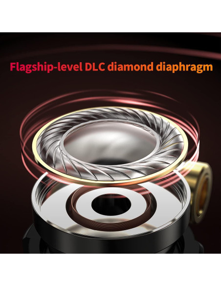 Auriculares In-Ear FiiO FD3 Pro 12mm DLC Negro Desmontables