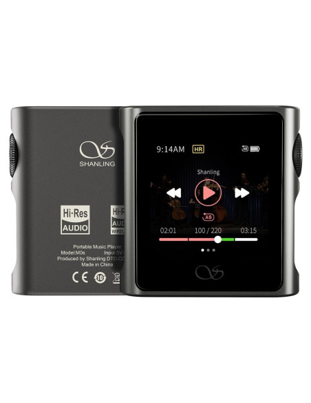 Reproductor MP3 Shanling M0s Bluetooth Hi-Fi 10h Titanio