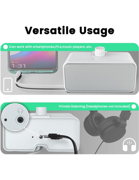 Altavoces Con Cable ANSTEN para TV 5M, Sonido Claro y Fácil Uso