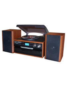 Reproductor de Vinilo Boytone BT-24MB Bluetooth con Radio AM/FM
