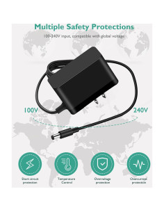 Cargador de Alimentación Lnauy para Reproductor Victrola VSC-550BT 2