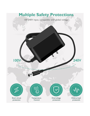 Cargador de Alimentación Lnauy para Reproductor Victrola VSC-550BT