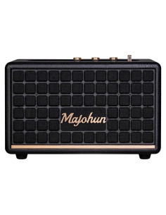 Altavoz Bluetooth Majohun 100W Inalámbrico de Madera Negro