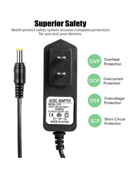 Cable de Alimentación Universal 12V Sony BDP-S5200 BDP-S3200