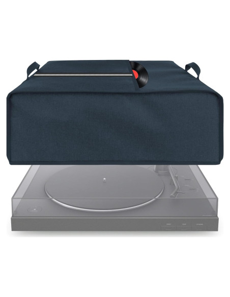 Cubierta de Polvo para Tocadiscos Kingshion 48x40x17cm Azul