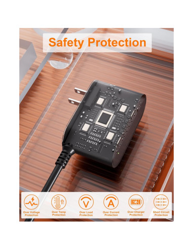 Cargador VHBW 9V para Reproductor Crosley CR8005A CR8005C