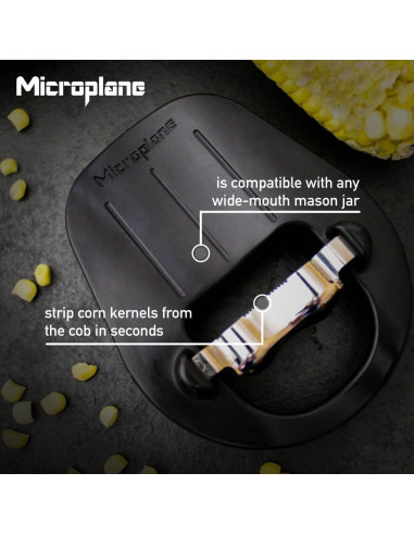 Desgranador de Maíz Microplane - Acero Inoxidable, Manual