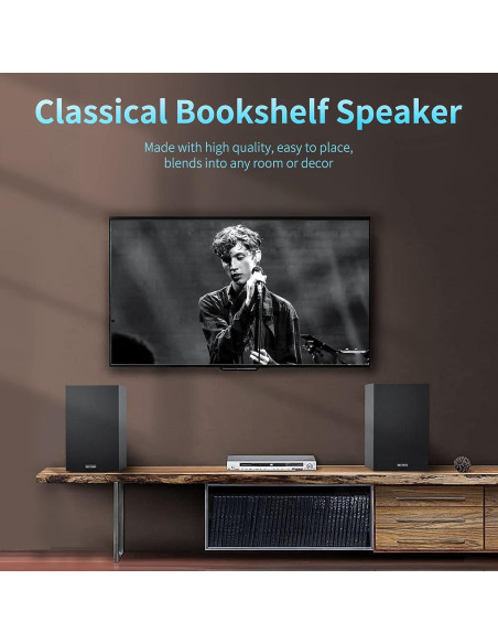 Altavoces de Estantería Bluetooth BESTISAN SR02 4" 50W